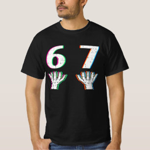 T-shirt Six Seven Meme Couple Halloween Correspondant