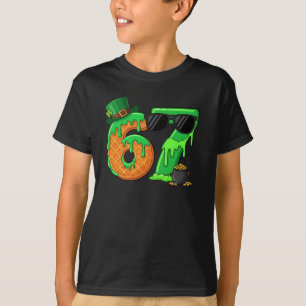 T-shirt six seven mème jour de la Saint-Patrick 2026