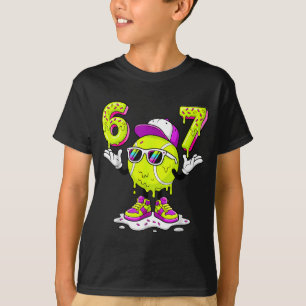 T-shirt Six Seven Meme Tennis Crème Glacée Drip 67 Pour En