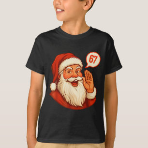 T-shirt Six Seven Noël 67 Meme Argot Père Noël Dit Xmas