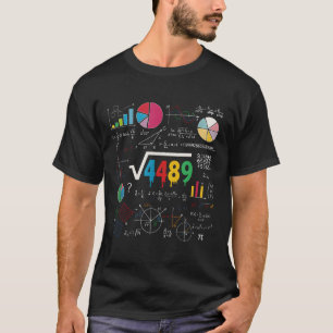 T-shirt Six Seven Prof de Maths 67 Mème Racine Carrée 4489