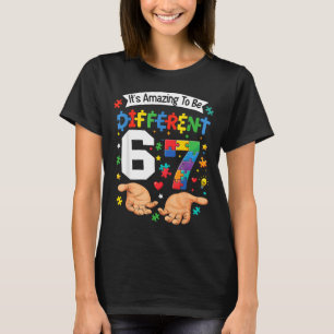 T-shirt Six Seven Sensibilisation à l'autisme 6 7 Femmes H