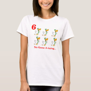 T-shirt Six Un-poses d'oies