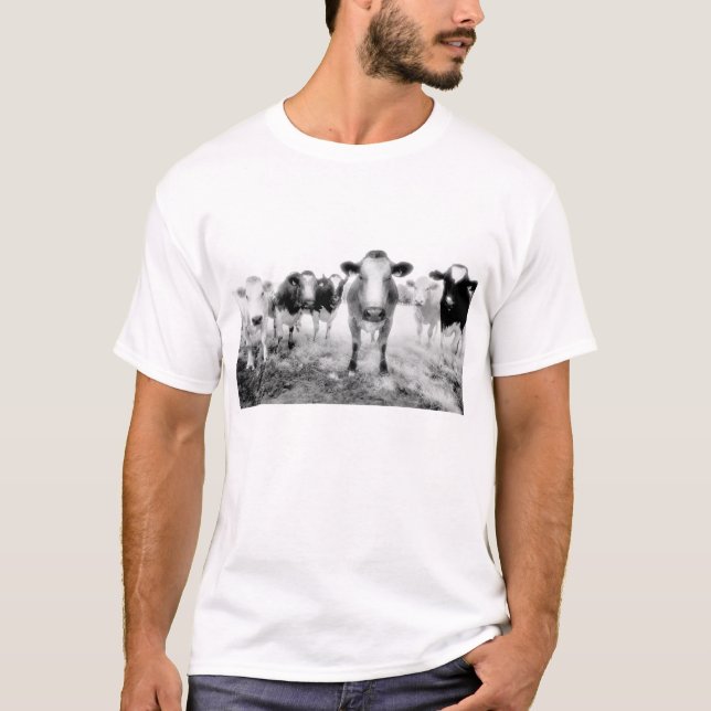 T-shirt Six vaches fâchées (Devant)