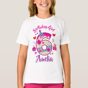 T-shirt Sixième anniversaire Sweet 6e