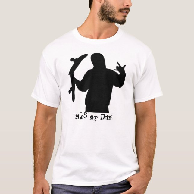 T-shirt Sk8 ou meurent (Devant)