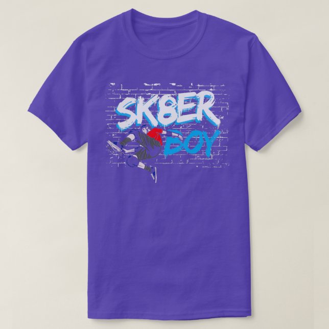 T-shirt SK8er Boy Skateboard (Design devant)