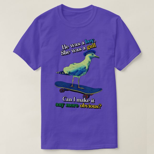 T-shirt SK8R BOI Mème Design 1 (Design devant)