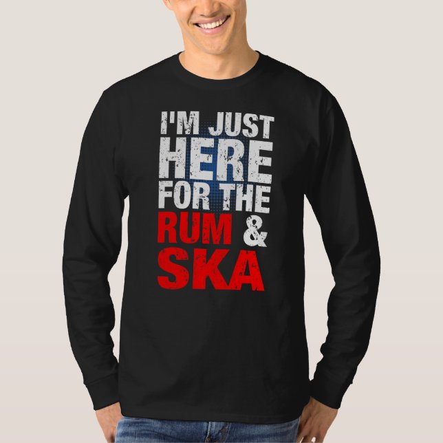 T-shirt Ska Et Rum Music Est Life Ska Reggae Punk Sco 1 (Devant)