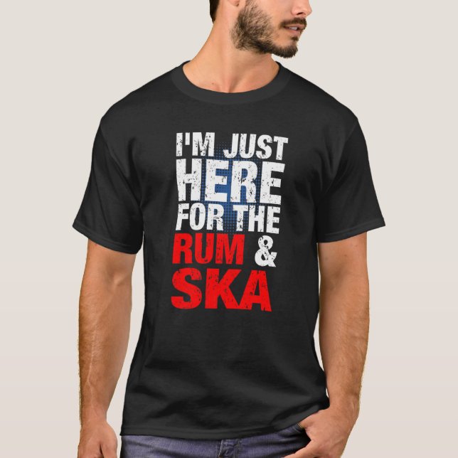 T-shirt Ska Et Rum Music Est Life Ska Reggae Punk Sco 1 (Devant)