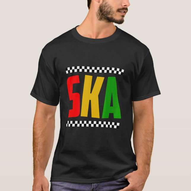 T-shirt Ska Music Est Life Ska Reggae Punk Sco (Devant)