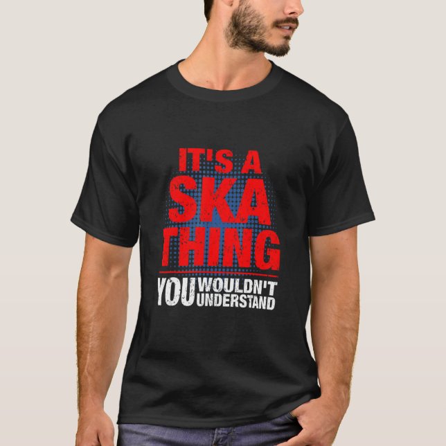 T-shirt Ska Music Is Life Ska Reggae Punk Sco 1 (Devant)