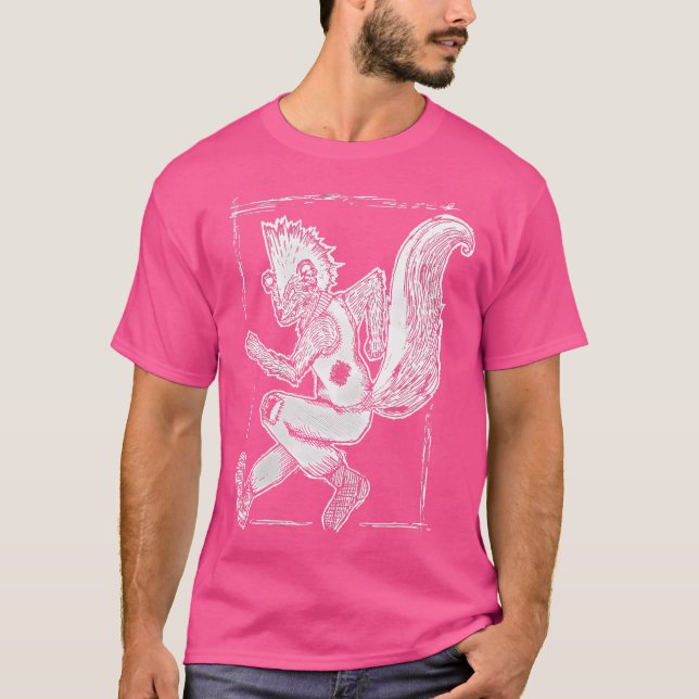 T-shirt Ska Punk Dancing Skunk (Devant)