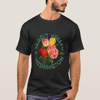 T-shirt Skagit Valley Washington State Spring Tulip Garden
