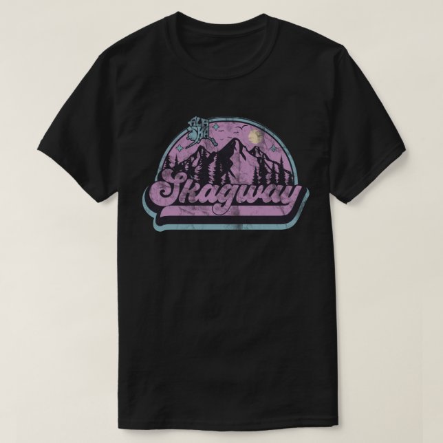 T-shirt Skagway, Alaska (Design devant)