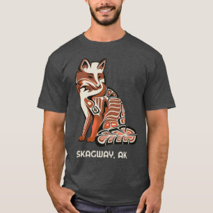 T-shirt Skagway Alaska Native American Tribal Fox Haida St