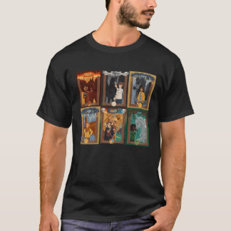 T-shirt Skandar Character Portraits girl retro
