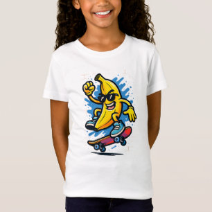 T-Shirt Skate cool Banana Cartoon Art
