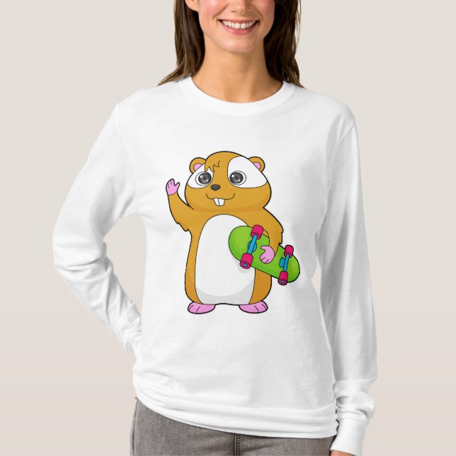 T-shirt Skate de Hamster (Devant)
