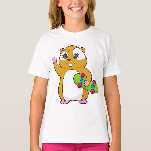 T-shirt Skate de Hamster (Devant)