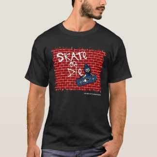 T-Shirt Skate or Die foncé