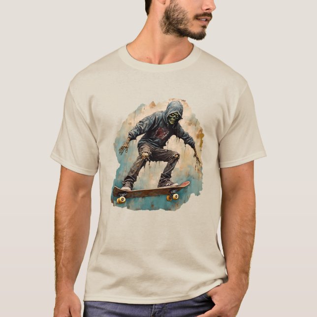 T-shirt Skate Zombie (Devant)