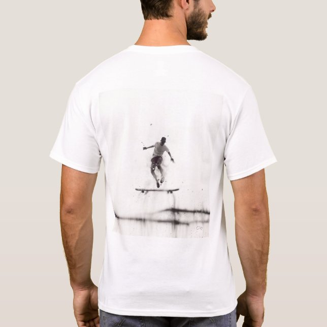 T-Shirt Skateboard 5 | Contemporary Art by OlRo Ar (Dos)