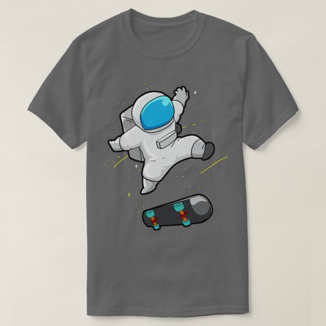T-shirt Skateboard Astronaut (Design devant)
