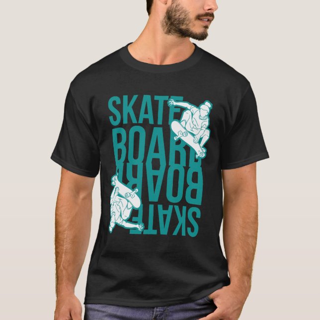T-shirt skateboard Camiseta (Devant)