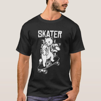 T-shirt Skateboard Cat Skateboard Skateboarder Skateboard 