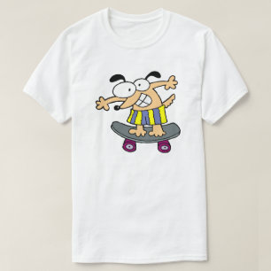 T-shirt Skateboard Character Skateboard Fun Skateboar