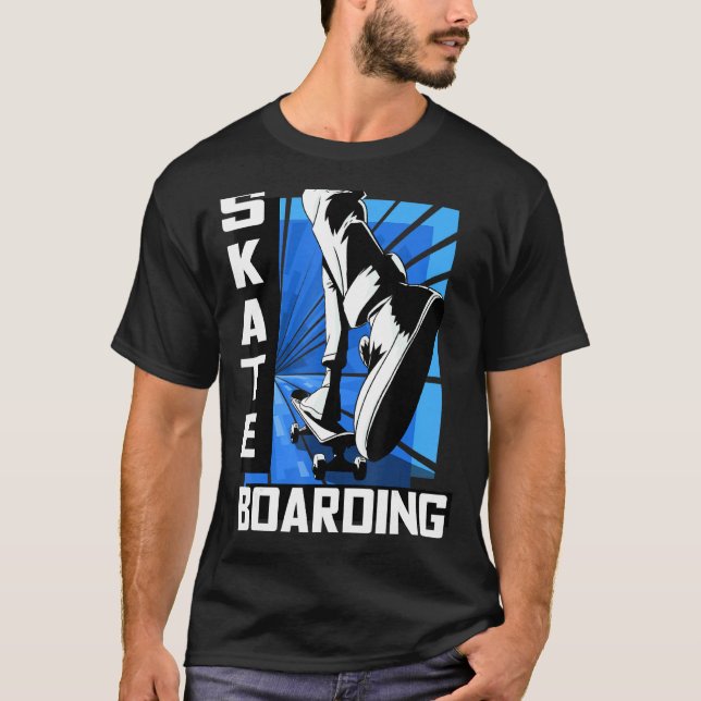 T-shirt Skateboard de rue pour enfants (Devant)