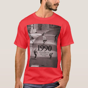 T-shirt skateboard est le son de la vie 1990 Graphic