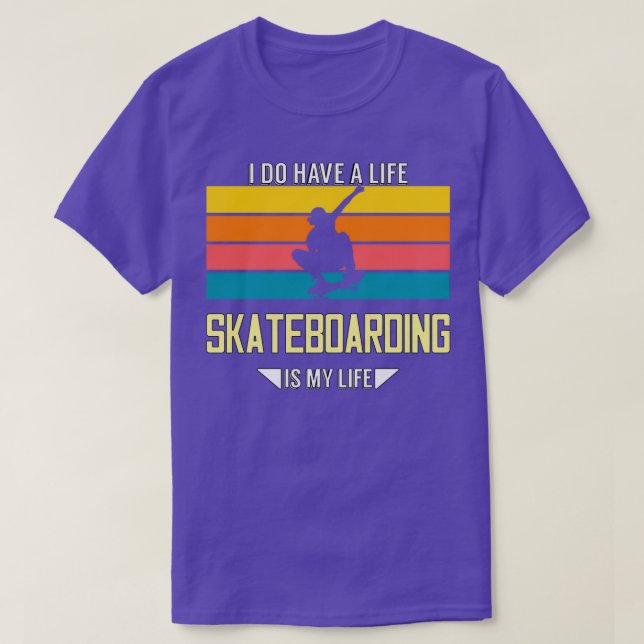 T-shirt Skateboard est ma vie 2 (Design devant)