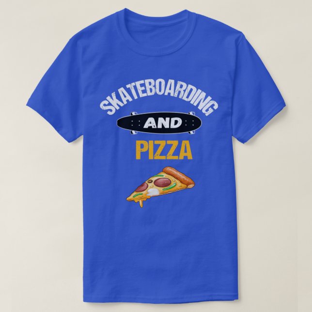 T-shirt Skateboard et Pizza Lover PatinageTShirtTShirt (Design devant)