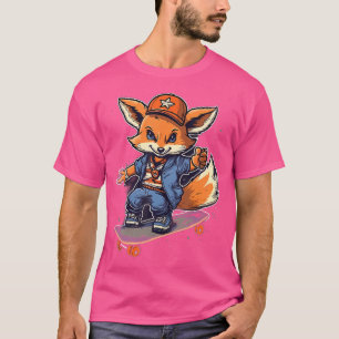 T-shirt Skateboard Fox Skate