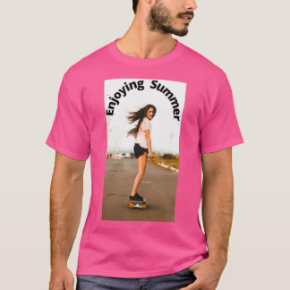 T-shirt Skateboard Gift Lover Skateboard Pour Femmes