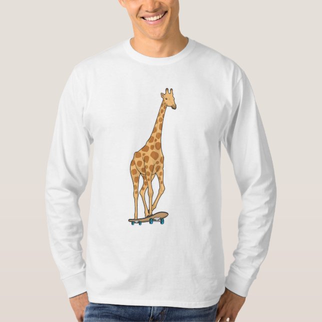T-shirt Skateboard girafe (Devant)