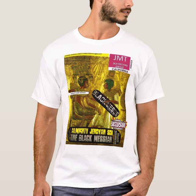 T-shirt SKATEBOARD JESUS JMT NOIR (Devant)