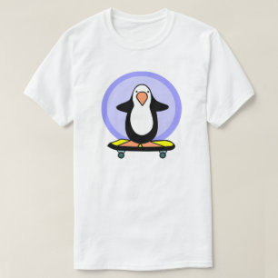 T-shirt Skateboard Penguin Skateboard Fun Skateboard