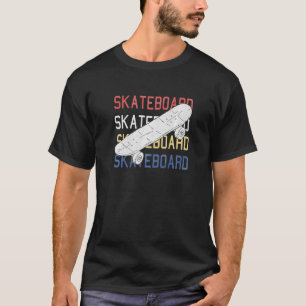 T-shirt Skateboard Pour Femmes Hommes Idée D'Anniversaire 