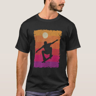T-shirt Skateboard Retro Patinage graphique Skate