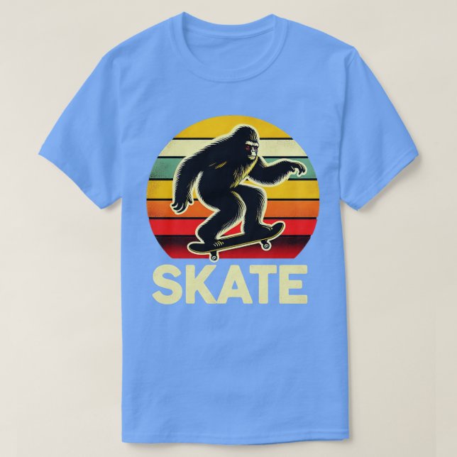 T-shirt Skateboard Retro Skateboard Vintage (Design devant)