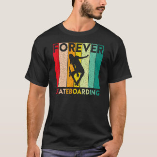 T-shirt Skateboard Skateboard Vintage Retro Skate Skate