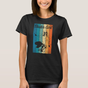 T-shirt Skateboard Skateboarder Skater Girl Vintage 80S