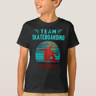 T-shirt Skateboard Skater Vintage cadeau halfpipe