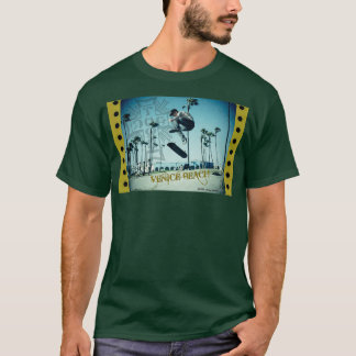 T-shirt Skateboard Venice Beach Californie Skateboardin