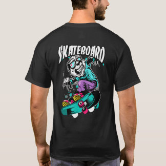 T-shirt Skateboard Wold Awesome Skateboard Freestyle