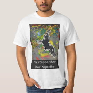 T-shirt Skateboarder Borinqueño