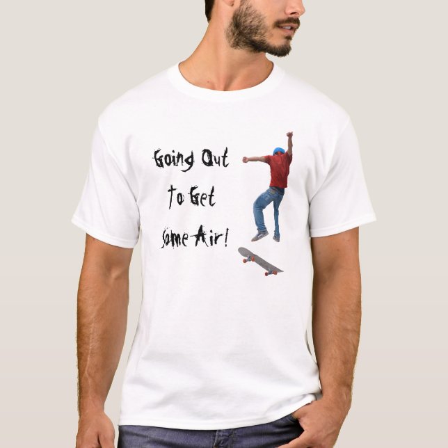 T-shirt Skateboarder obtenir quelques Air Action Street Ku (Devant)